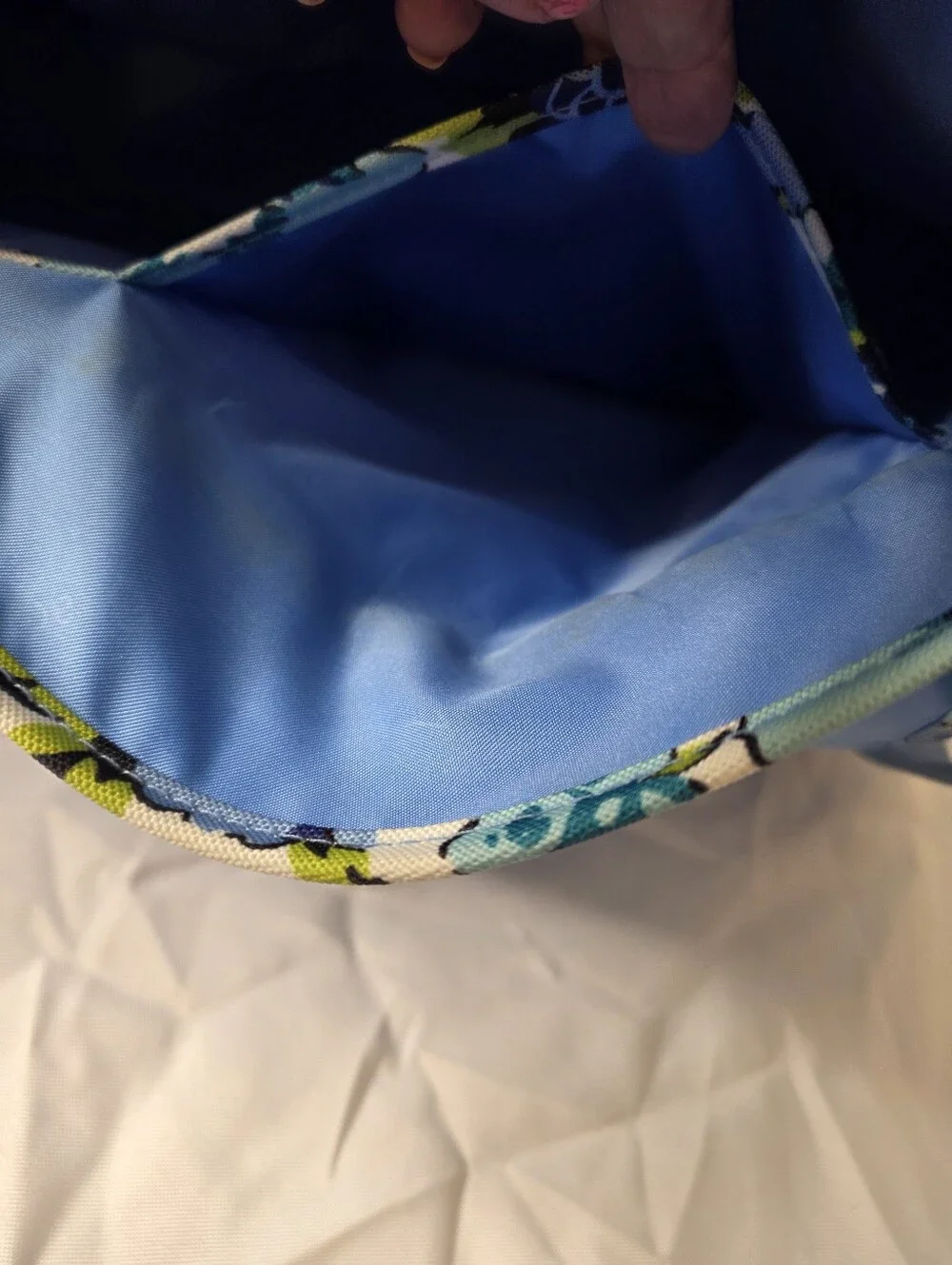 Vera Bradley‎ Blueberry Blooms Crossbody Messager Bag